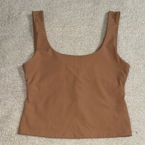 Brown Sleeveless Women's Top
